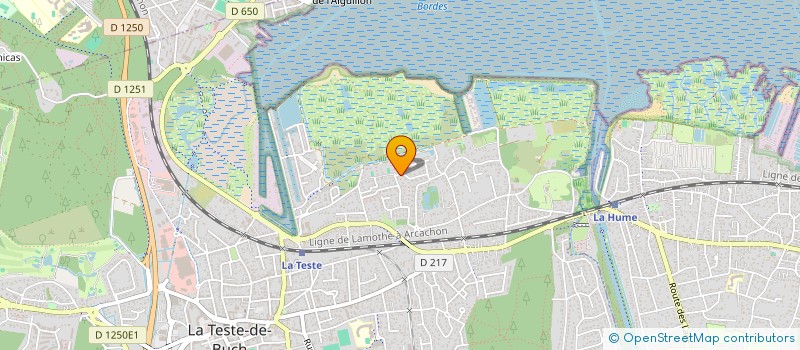 localisation de l'entreprise SOCIETE DE VALORISATION DES ALGUES DU BASSIN D'ARCACHON à LA TESTE-DE-BUCH