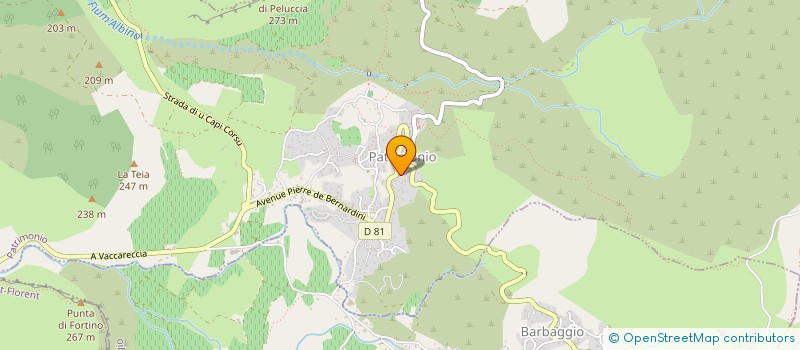 localisation de l'entreprise SOCIETE DE VALORISATION DU PAYS DE MONTE à PATRIMONIO