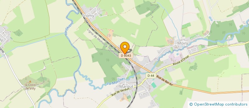 localisation de l'entreprise SOCIETE DE VENTE ARDENNAISE à MARGUT