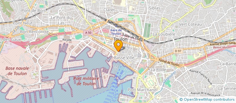 localisation de l'entreprise SOCIETE DE VENTE DE PRODUITS DE PRESTIGE à TOULON