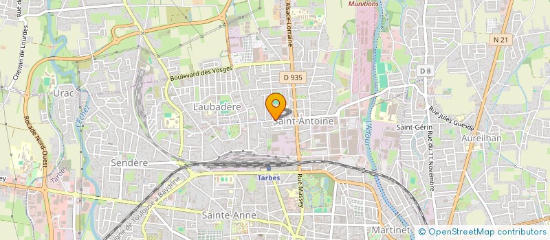 localisation de l'entreprise SOCIETE DE VENTE ET DISTRIBUTION à TARBES