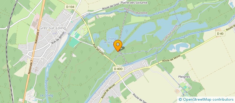 localisation de l'entreprise SOCIETE DE VENTES DE PRODUITS HORTICOLES à GREZ-SUR-LOING
