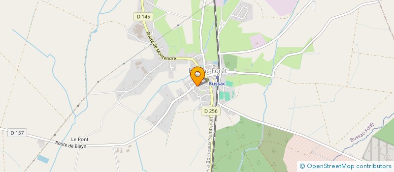 localisation de l'entreprise SOCIETE DE VOIERIE ET DE TRAVAUX PUBLIC à BUSSAC-FORET