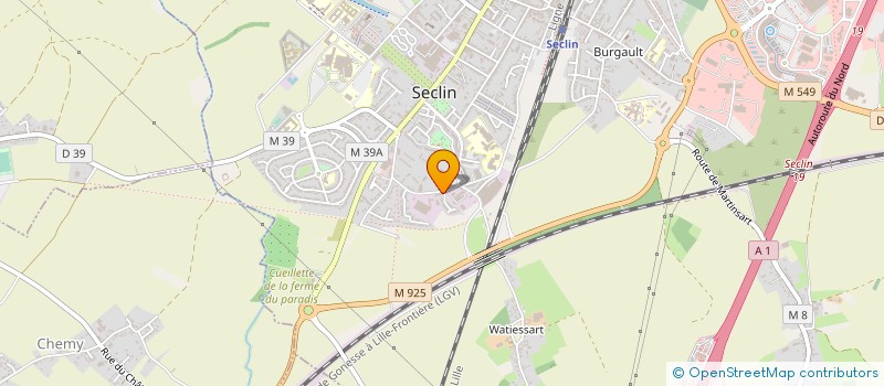 localisation de l'entreprise SOCIETE DE VULCANISATION DE BANDES à SECLIN