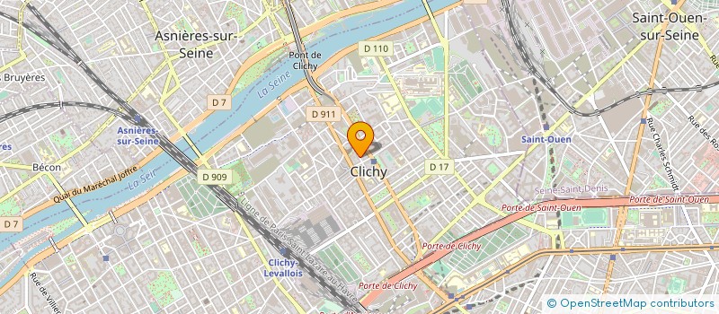 localisation de l'entreprise SOCIETE DEFANTI à CLICHY
