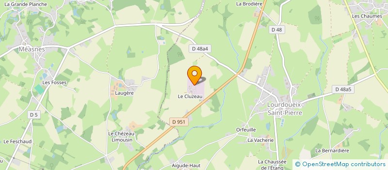 localisation de l'entreprise SOCIETE DEGAIT à LOURDOUEIX-SAINT-PIERRE