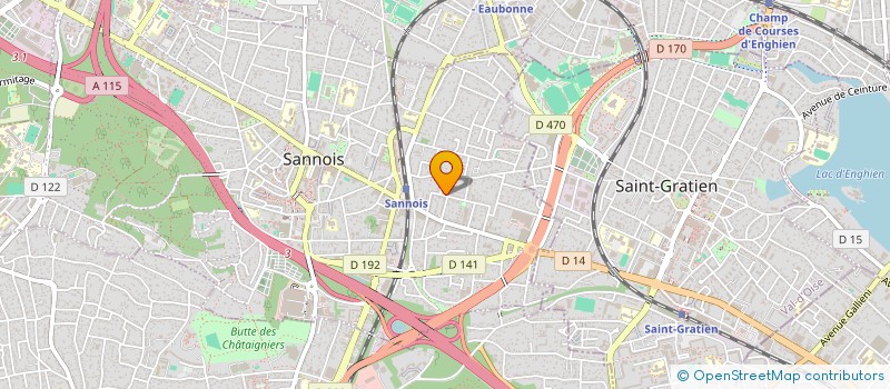 localisation de l'entreprise SOCIETE DEL BELLO ET COMPAGNIE à SANNOIS