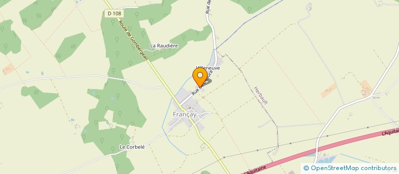 localisation de l'entreprise SOCIETE DELAGE à HERBAULT
