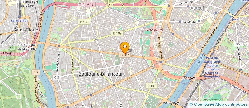 localisation de l'entreprise SOCIETE DELALOY à BOULOGNE-BILLANCOURT
