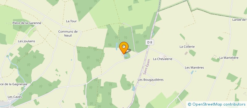 localisation de l'entreprise SOCIETE DELAVAULT  NEUIL