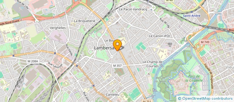 localisation de l'entreprise SOCIETE DELEMER ET COMPAGNIE à LAMBERSART