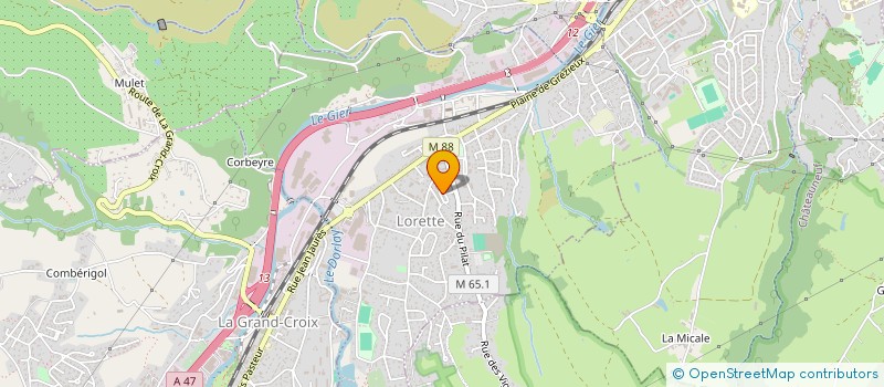 localisation de l'entreprise SOCIETE DELOR à LORETTE