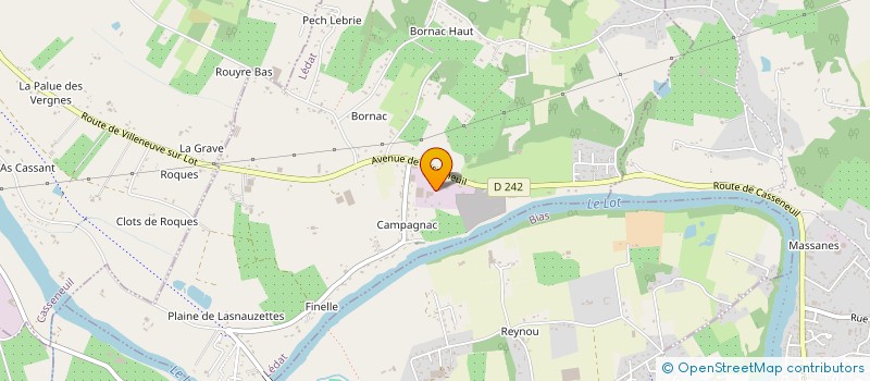 localisation de l'entreprise SOCIETE DELORME à LEDAT