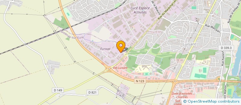 localisation de l'entreprise SOCIETE DELORME à FONTENAY-SUR-EURE