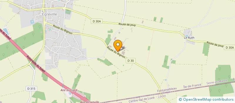 localisation de l'entreprise SOCIETE DELOT & COMPAGNIE  EGREVILLE