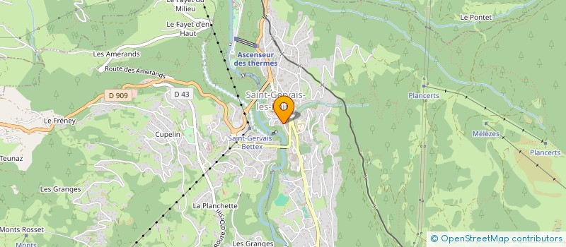 localisation de l'entreprise SOCIETE DEMAGIP  SAINT-GERVAIS-LES-BAINS