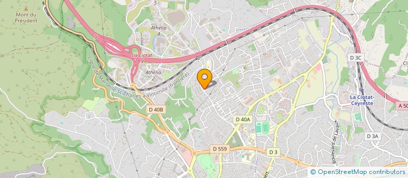 localisation de l'entreprise SOCIETE DEMOLITION RECUPERATION à LA CIOTAT