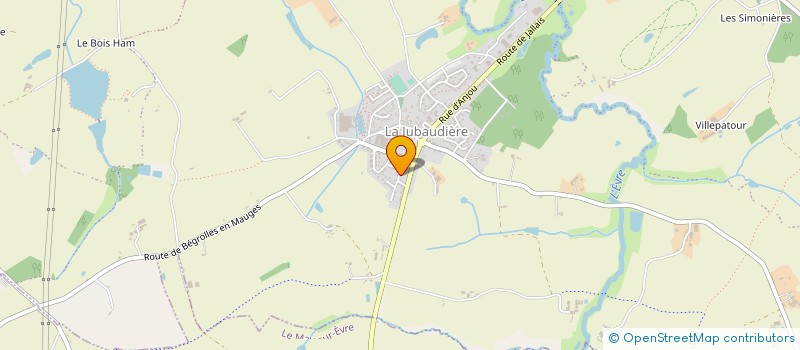 localisation de l'entreprise SOCIETE DENECHEAU  BEAUPREAU-EN-MAUGES