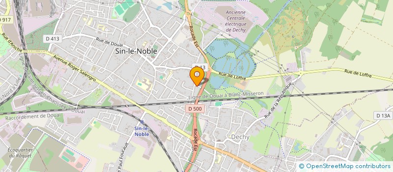 localisation de l'entreprise SOCIETE DEPANNAGE EXPRESS à SIN-LE-NOBLE