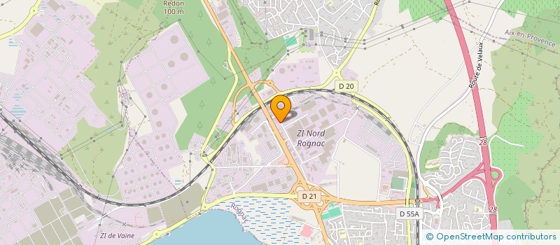 localisation de l'entreprise SOCIETE DEPANNAGE GAZ  ROGNAC