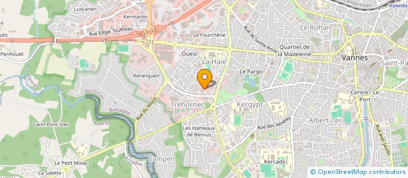 localisation de l'entreprise SOCIETE DEPARTEMENTALE AGRICULTURE à VANNES