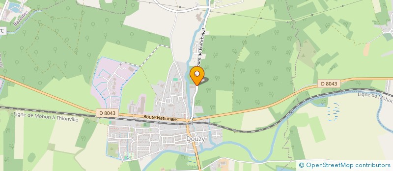 localisation de l'entreprise SOCIETE DEPOUSSIERAGE AIR  DOUZY