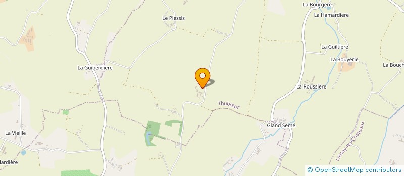 localisation de l'entreprise SOCIETE DEROUET  THUBUF