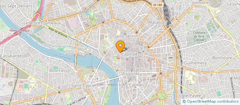 localisation de l'entreprise SOCIETE DES 4 à TOULOUSE