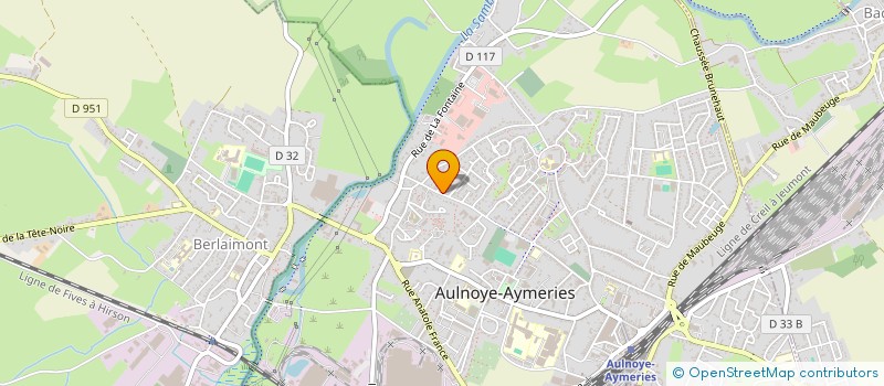 localisation de l'entreprise SOCIETE DES ACCORDEONISTES AULNESIENS à AULNOYE-AYMERIES