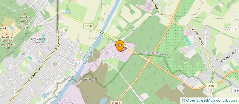 localisation de l'entreprise SOCIETE DES AGREGATS DU BASSIN MINIER à ESCAUTPONT