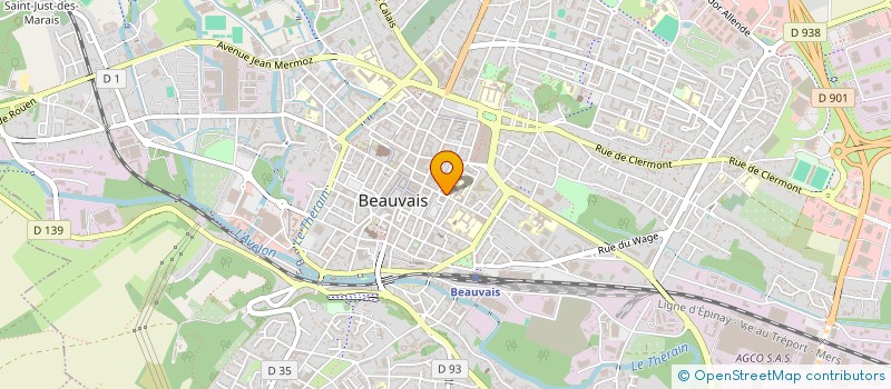 localisation de l'entreprise SOCIETE DES AMBULANCES DU BEAUVAISIS  BEAUVAIS