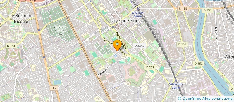 localisation de l'entreprise SOCIETE DES AMBULANCES DU FORT D'IVRY à IVRY-SUR-SEINE