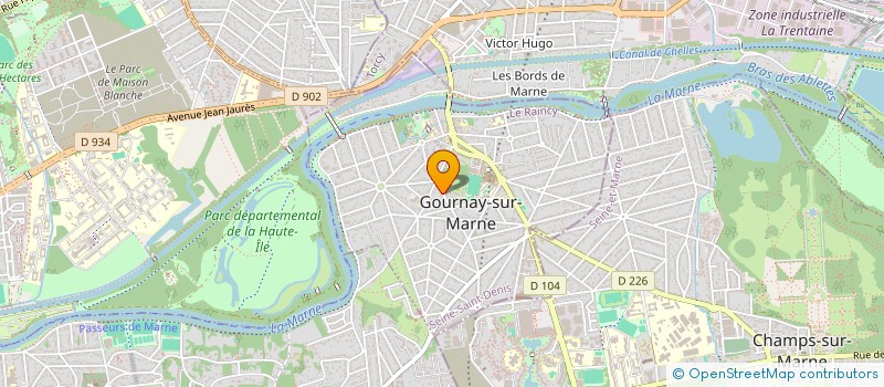 localisation de l'entreprise SOCIETE DES AMIS D'EUGENE CARRIERE à GOURNAY-SUR-MARNE