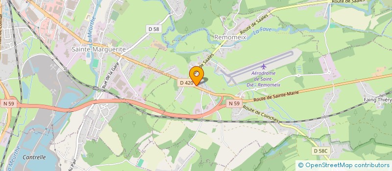 localisation de l'entreprise SOCIETE DES AMIS DE FAUSTO OLIVARES à SAINT DIE DES VOSGES