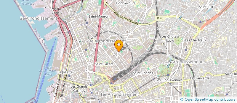 localisation de l'entreprise SOCIETE DES AMIS DE L'INSTRUCTION LAIQUE VICTOR HUGO à MARSEILLE