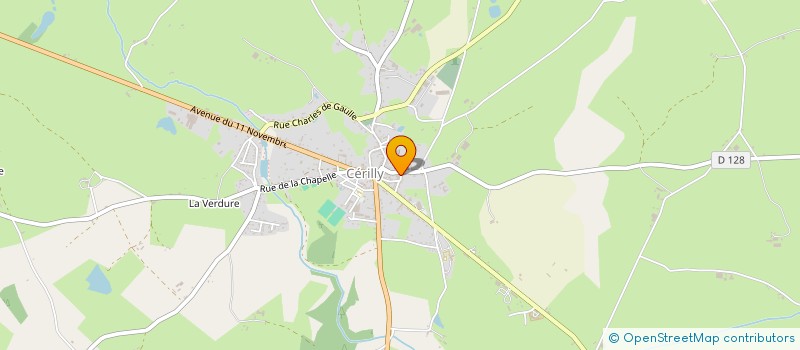 localisation de l'entreprise SOCIETE DES AMIS DE LA FORET DE TRONCAIS  CERILLY