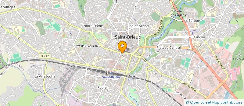 localisation de l'entreprise SOCIETE DES AMIS DE LOUIS GUILLOUX à SAINT-BRIEUC