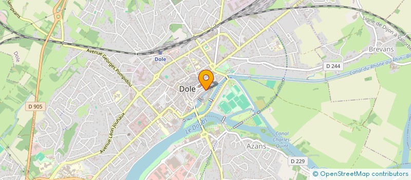 localisation de l'entreprise SOCIETE DES AMIS DE PASTEUR à DOLE