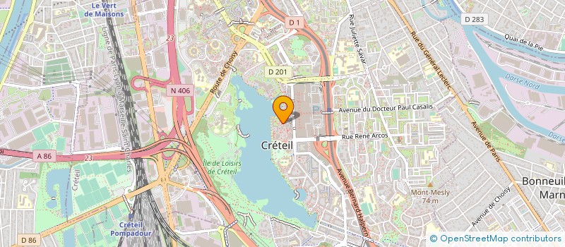 localisation de l'entreprise SOCIETE DES AMIS DE VICTOR HUGO  CRETEIL