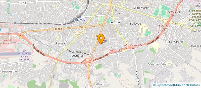 localisation de l'entreprise SOCIETE DES AMIS DES ARTS D'ALBI à ALBI