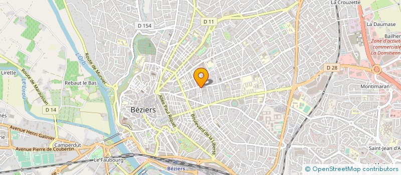 localisation de l'entreprise SOCIETE DES AMIS DES MUSEES DE BEZIERS  BEZIERS