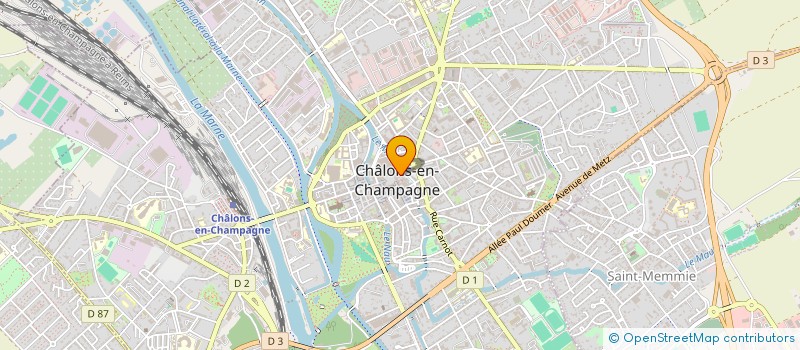 localisation de l'entreprise SOCIETE DES AMIS DES MUSEES DE CHALONS EN CHAMPAGNE  CHALONS EN CHAMPAGNE