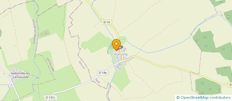 localisation de l'entreprise SOCIETE DES AMIS DU CHATEAU DE XONVILLE  XONVILLE