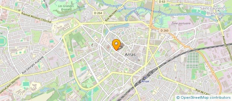 localisation de l'entreprise SOCIETE DES AMIS DU MUSEE D'ARRAS à ARRAS