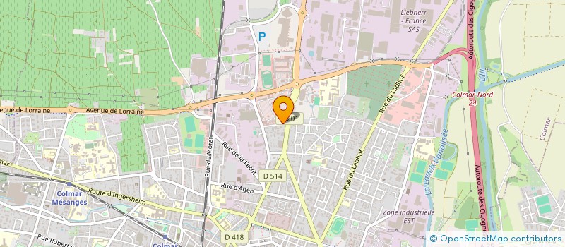 localisation de l'entreprise SOCIETE DES AMIS DU MUSEE DE L INFANTERIE  COLMAR