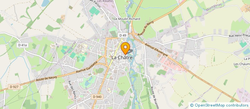 localisation de l'entreprise SOCIETE DES AMIS DU MUSEE DE LA CHATRE à LA CHATRE