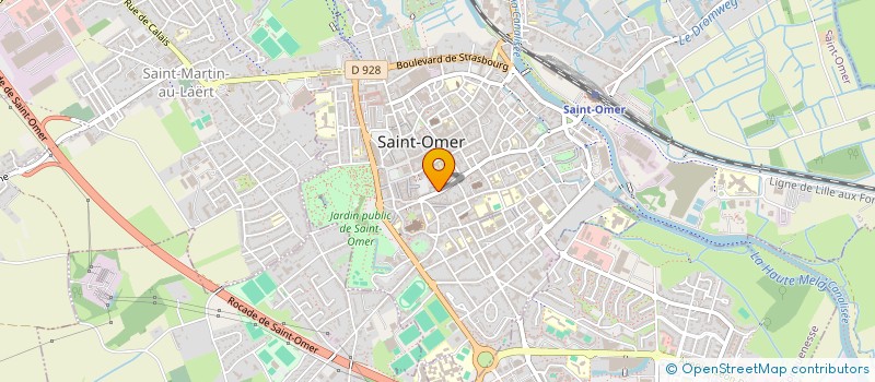 localisation de l'entreprise SOCIETE DES AMIS DU MUSEE DE SAINT-OMER  SAINT-OMER