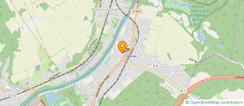 localisation de l'entreprise SOCIETE DES AMIS DU MUSEE JEAN GABIN  MERIEL