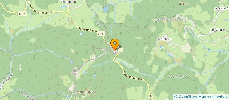 localisation de l'entreprise SOCIETE DES AMIS DU PATRIMOINE EUROPEEN THE FRIENDS OF THE EUROPEAN HERITAGE SOCIETY  SAINT-LEGER-SOUS-BEUVRAY