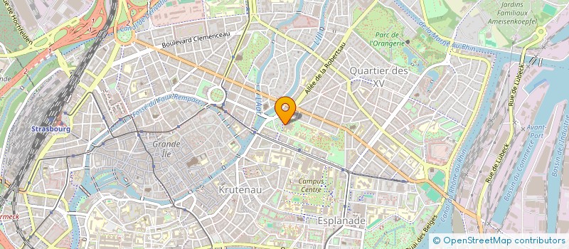 localisation de l'entreprise SOCIETE DES AMIS ET ANCIENS ETUDIANTS DE LA FACULTE DE THEOLOGIE PROTESTANTE DE L'UNIVERSITE DE STRASBOURG  STRASBOURG